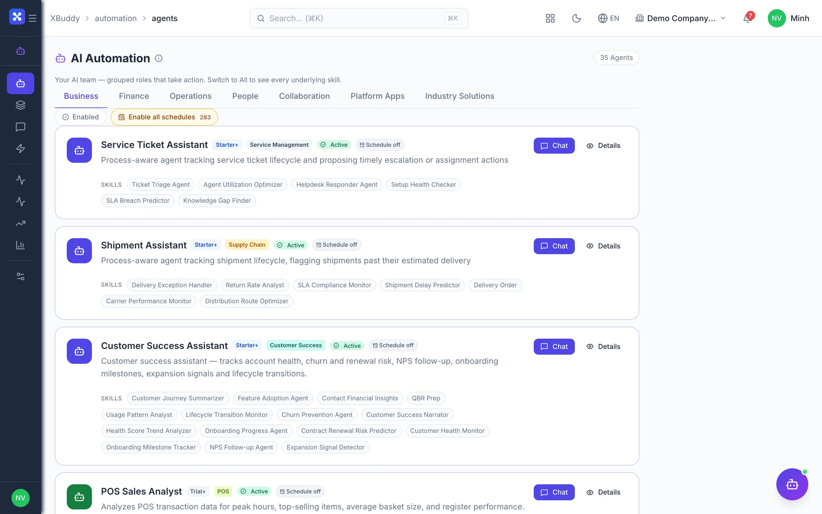 AI hub — product screenshot