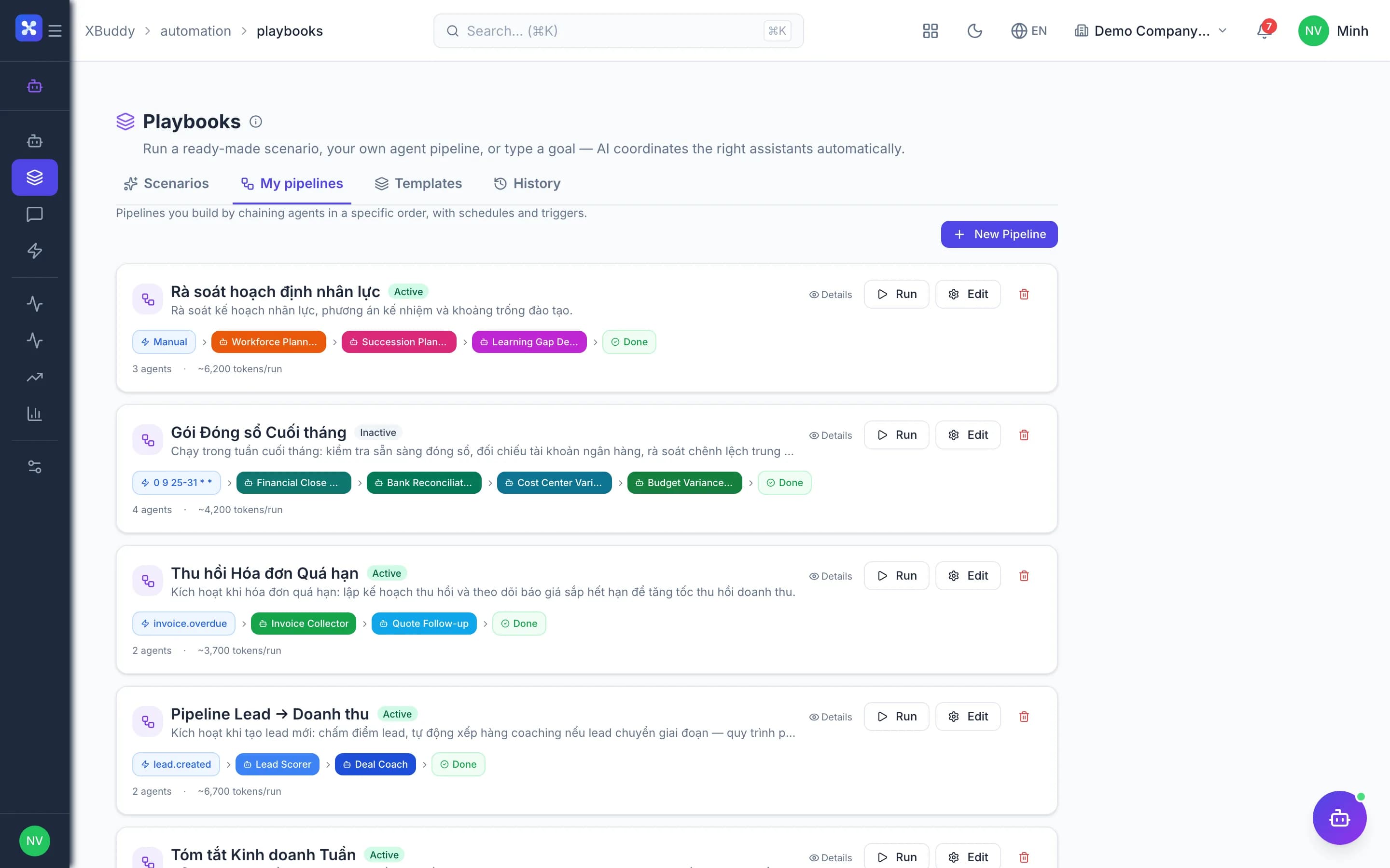 AI hub — product screenshot