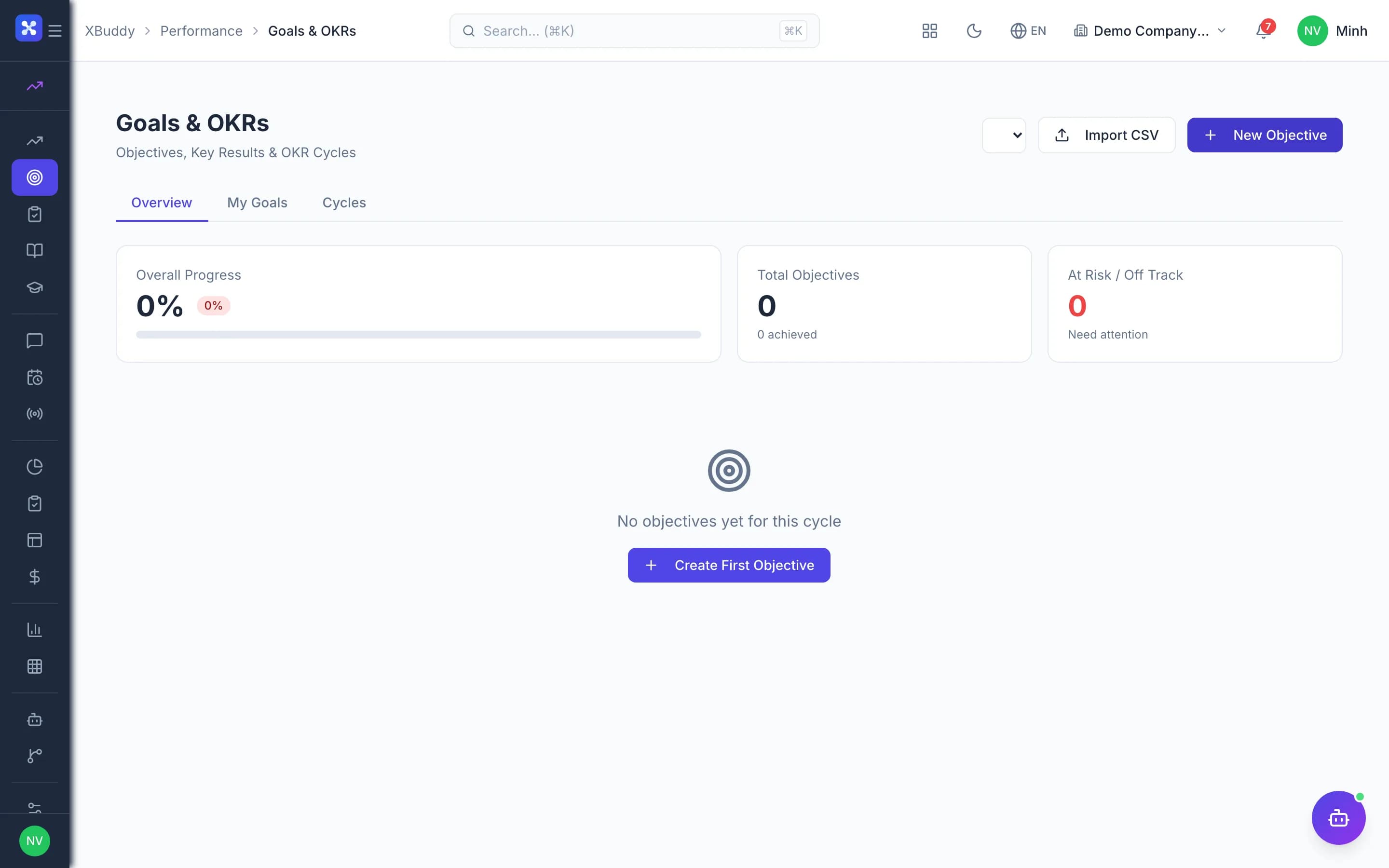Performance — product screenshot