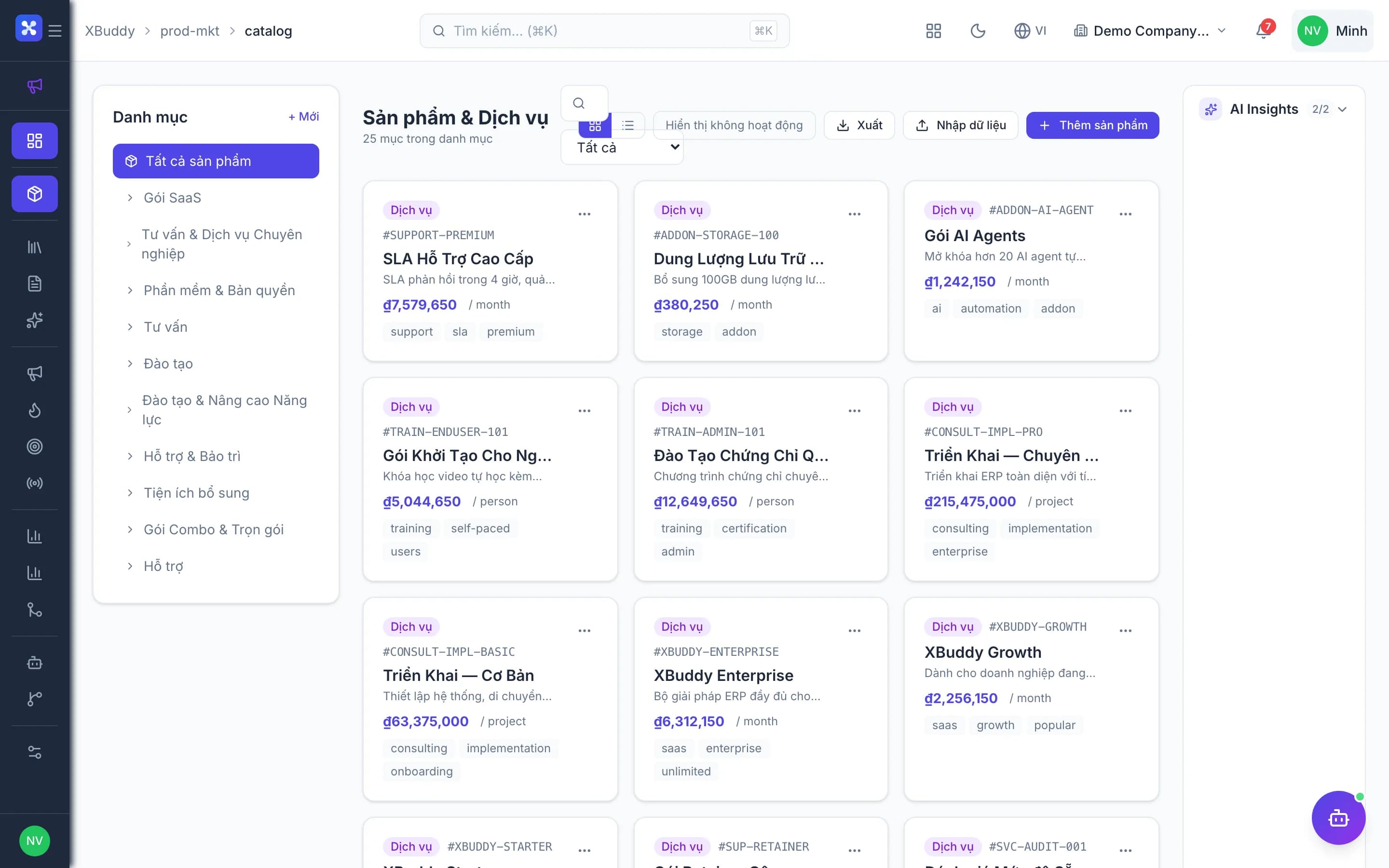 Sản phẩm & Marketing — ảnh chụp sản phẩm