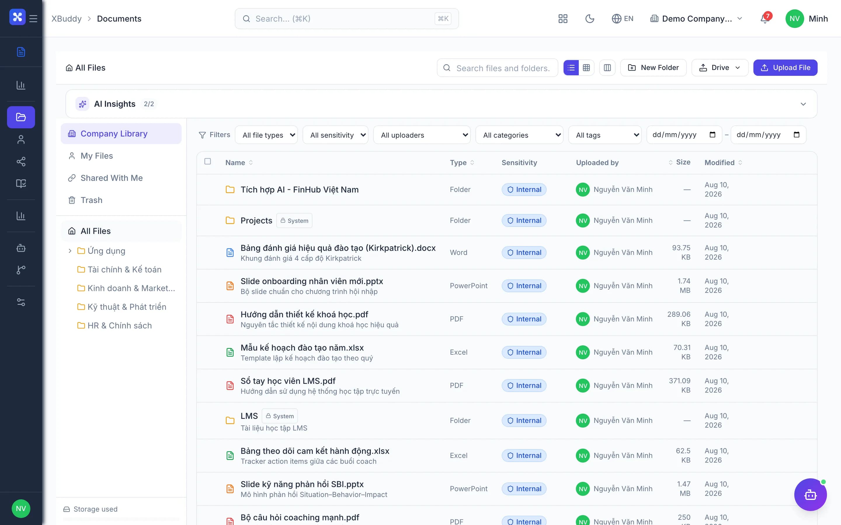 Documents — product screenshot