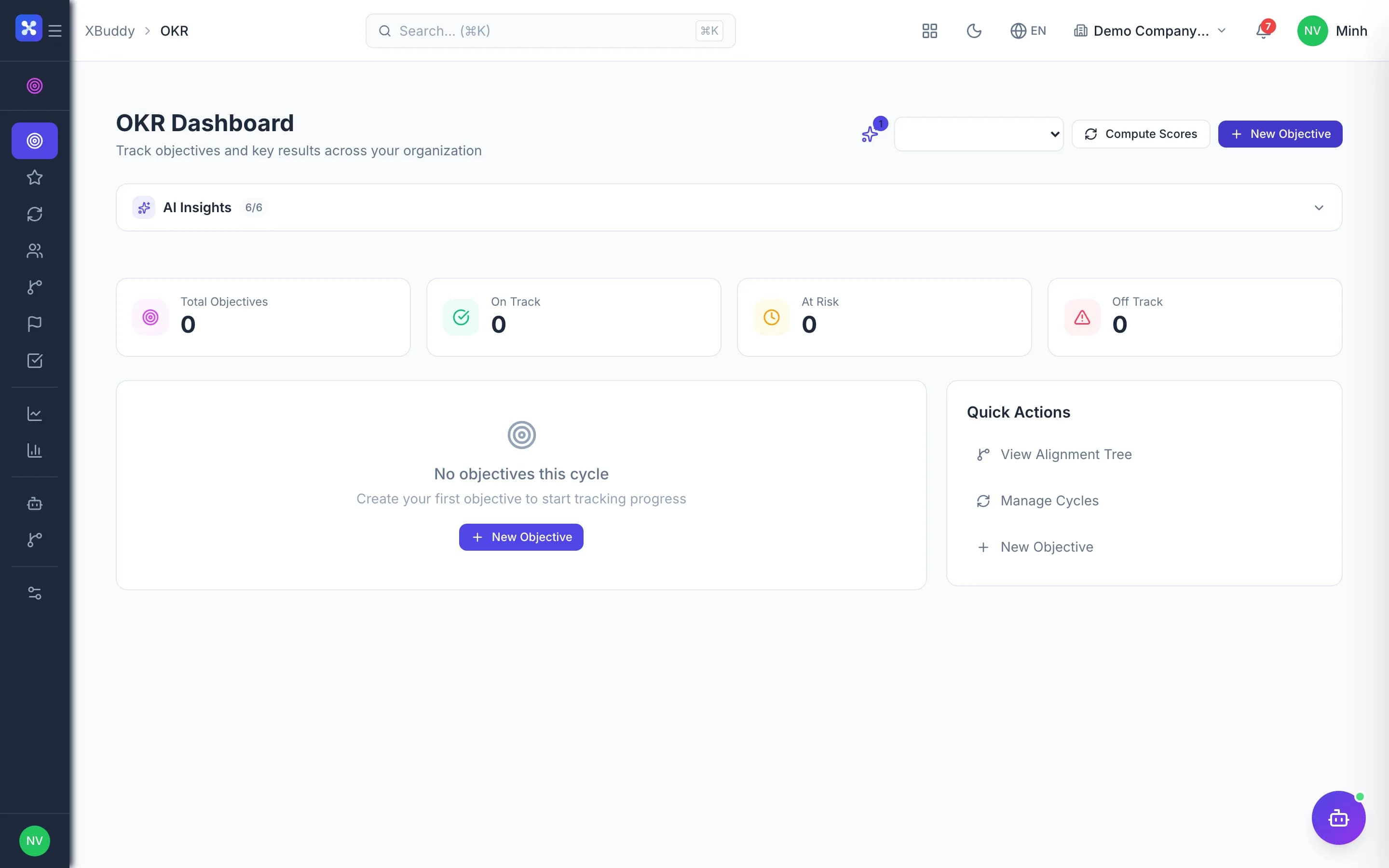 OKR — product screenshot